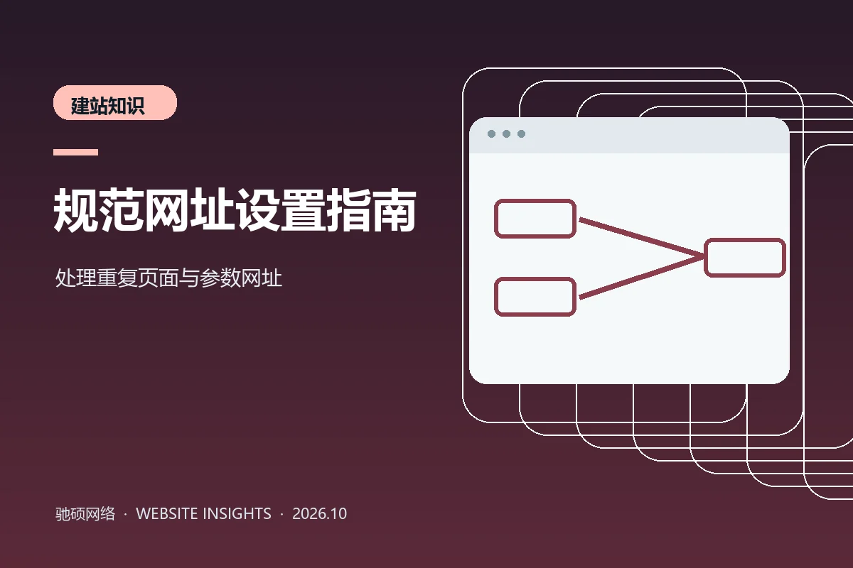 多个页面网址归并到规范地址的原创示意封面