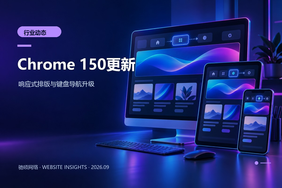 电脑平板和手机上的响应式网页排版与键盘焦点导航