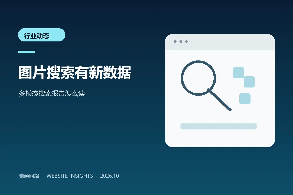 企业网站图片、视觉搜索和Search Console数据分析的原创示意图